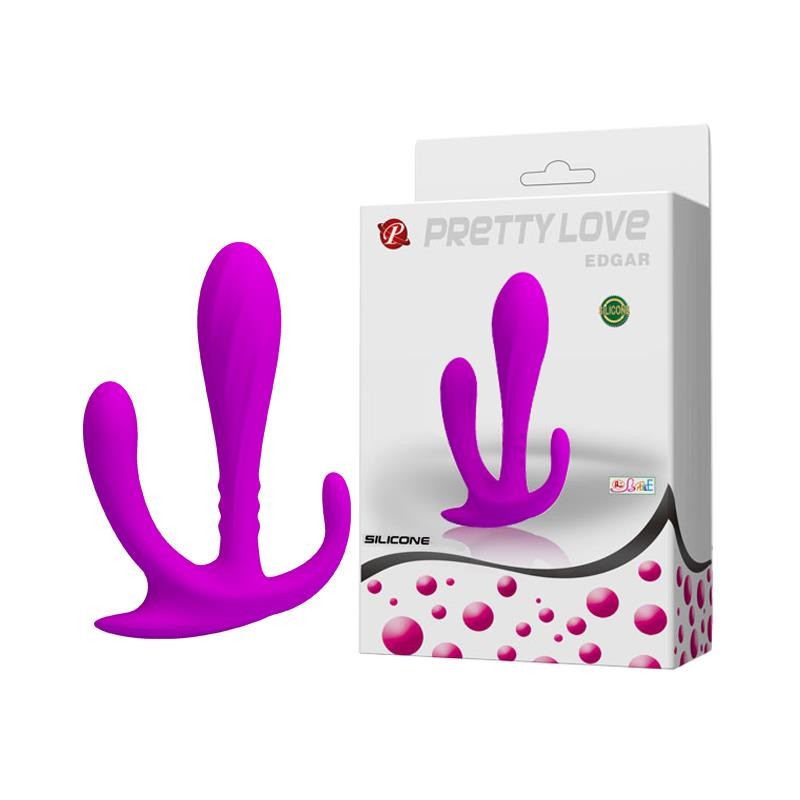 Potrójny masażer dla kobiet plug silikonowy dildo Potrójny masażer dla kobiet plug silikonowy dildo