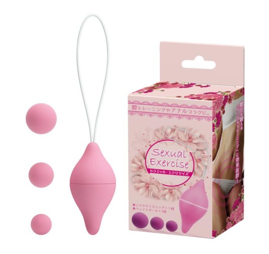 Ćwiczenia trening mięśni kegla sex zestaw kulek