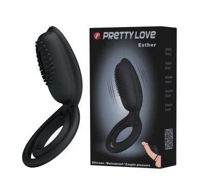 Podwójny pierścień penis jądra wibracje masażer