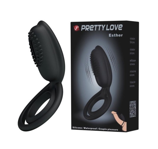 Podwójny pierścień penis jądra wibracje masażer