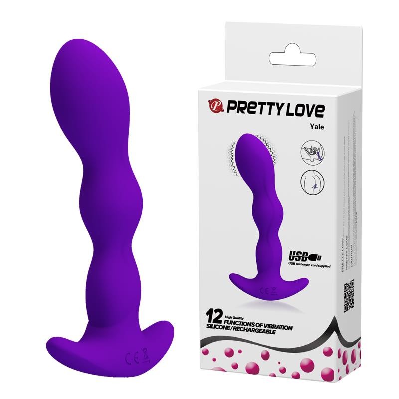 Korek analny plug silikonowy wibrujący 12tryb 14cm Korek analny plug silikonowy wibrujący 12tryb 14cm