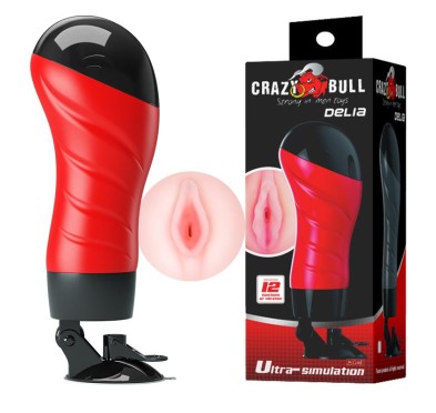 Masturbator sztuczna pochwa cipka wibracje