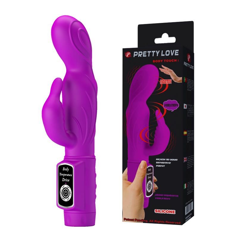 Wibrator króliczek z masażerem łechtaczki sex 22cm Wibrator króliczek z masażerem łechtaczki sex 22cm