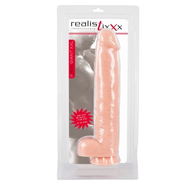 Miękkie duże dildo realistyczny wygląd żylasty