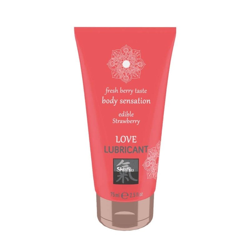 Lubrykant wodny smakowy jadalny 75 ml truskawka Lubrykant wodny smakowy jadalny 75 ml truskawka