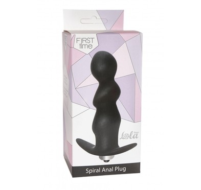 Korek analny jak spirala wibrujący 9cm 7 trybów