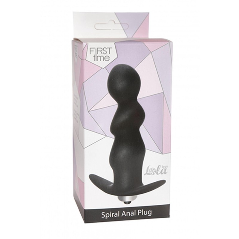 Korek analny jak spirala wibrujący 9cm 7 trybów Korek analny jak spirala wibrujący 9cm 7 trybów