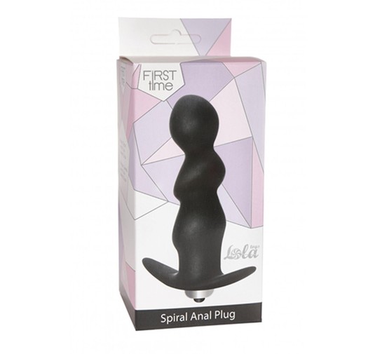 Korek analny jak spirala wibrujący 9cm 7 trybów