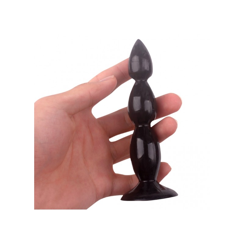 Zatyczka analna kulki koraliki z przyssawką 13cm Zatyczka analna kulki koraliki z przyssawką 13cm