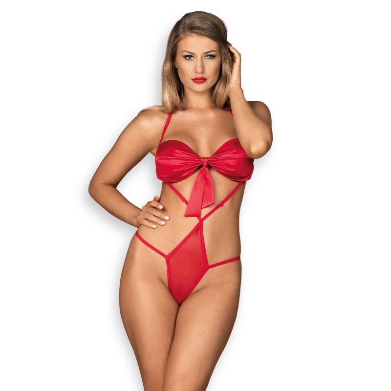 Body z kokardą ozdobne erotyczne obsessive l/xl Body z kokardą ozdobne erotyczne obsessive l/xl
