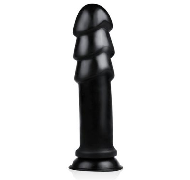 Grube duże dildo na przyssawce korek analny 28cm