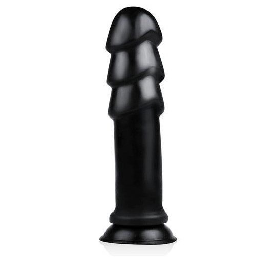 Grube duże dildo na przyssawce korek analny 28cm