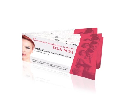 Erotyczna książeczka czekowa dla niej gra dla par