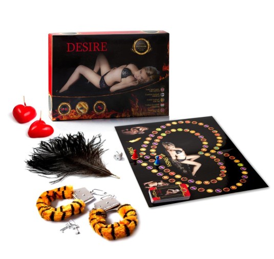 Gra planszowa dla par i akcesoria kajdanki desire