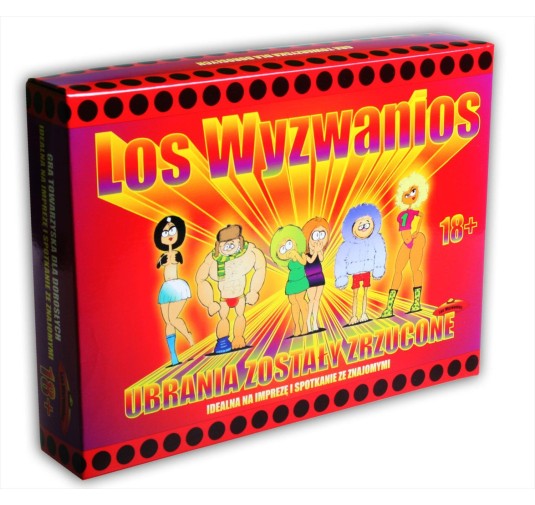 Zestaw 4 gry rozbierane imprezowa los wyzwanios