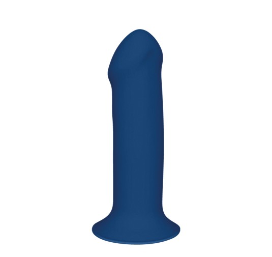 Gładkie silikonowe dildo z mocną przyssawką 18 cm
