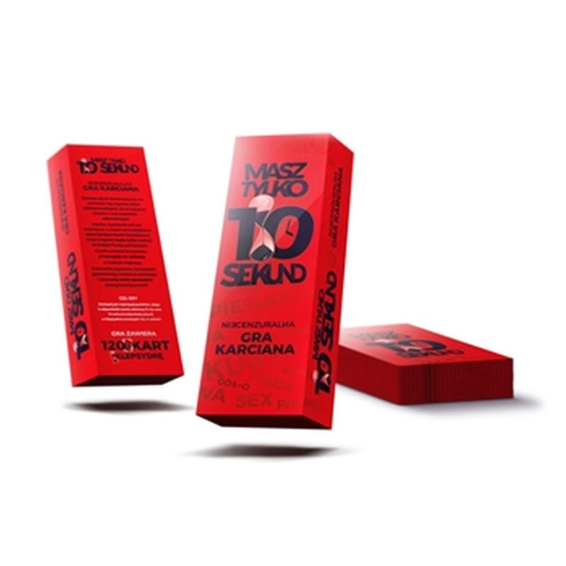 Gra imprezowa alkoholowa masz tylko 10 sekund 18+ Gra imprezowa alkoholowa masz tylko 10 sekund 18+