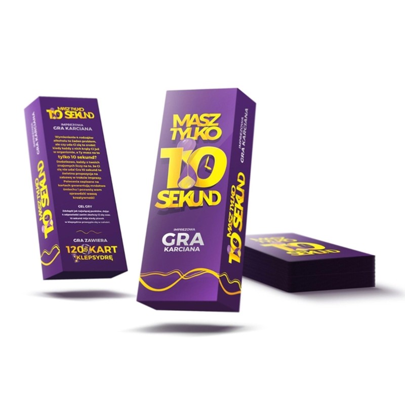 Gra karciana towarzyska alko masz tylko 10 sekund Gra karciana towarzyska alko masz tylko 10 sekund