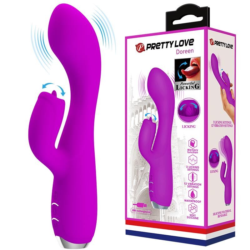 Kiwający główką wibrator punkt g łechtaczka 19cm Kiwający główką wibrator punkt g łechtaczka 19cm