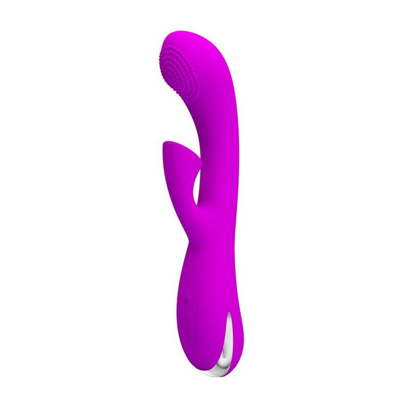 Wibrator z masażerem powietrznym łechtaczki 20cm Wibrator z masażerem powietrznym łechtaczki 20cm