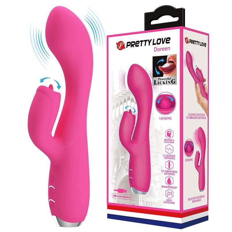 Kiwający główką wibrator punkt g łechtaczka 19cm Kiwający główką wibrator punkt g łechtaczka 19cm