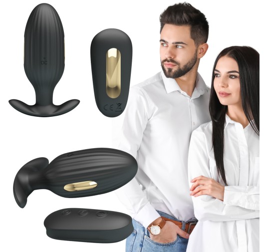 Elektrostymulacja korek plug analny wibrujący 9cm