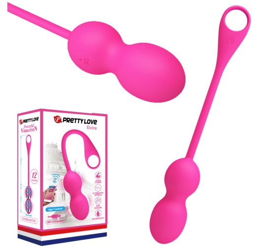 Z aplikacją masażer orgazmowy kulki waginalne sex