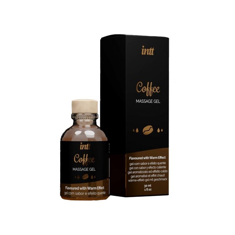 Jadalny rozgrzewający żel do masażu 75ml kawa Jadalny rozgrzewający żel do masażu 75ml kawa