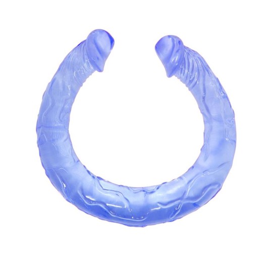 Długi zginany penis podwójny dwa końce lesbijski