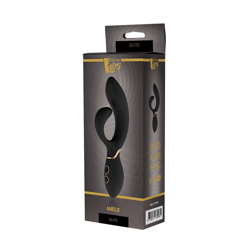 Zginany wibrator królik z masażerem do punku g usb Zginany wibrator królik z masażerem do punku g usb