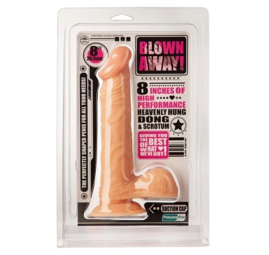 Duży żylasty realistyczny miękki penis przyssawka