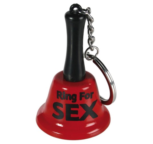Breloczek Dzwonek Keyring Ring for Sex