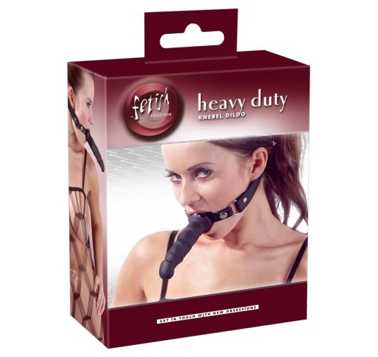 Silikonowe czarne dildo 12 cm na regulowanym pasku