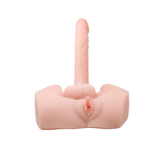 Masturbator podwójny penis wagina wibrujący sex