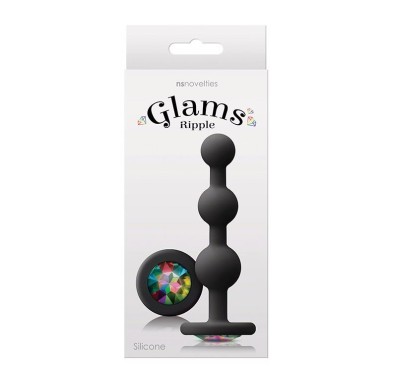 GLAMS RIPPLE RAINBOW GEM BLACK