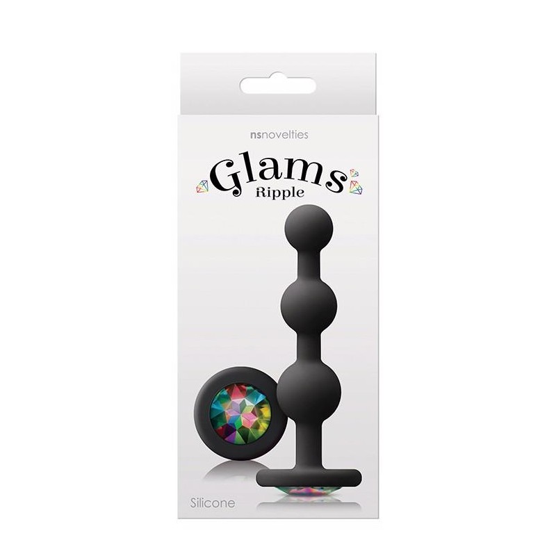 GLAMS RIPPLE RAINBOW GEM BLACK