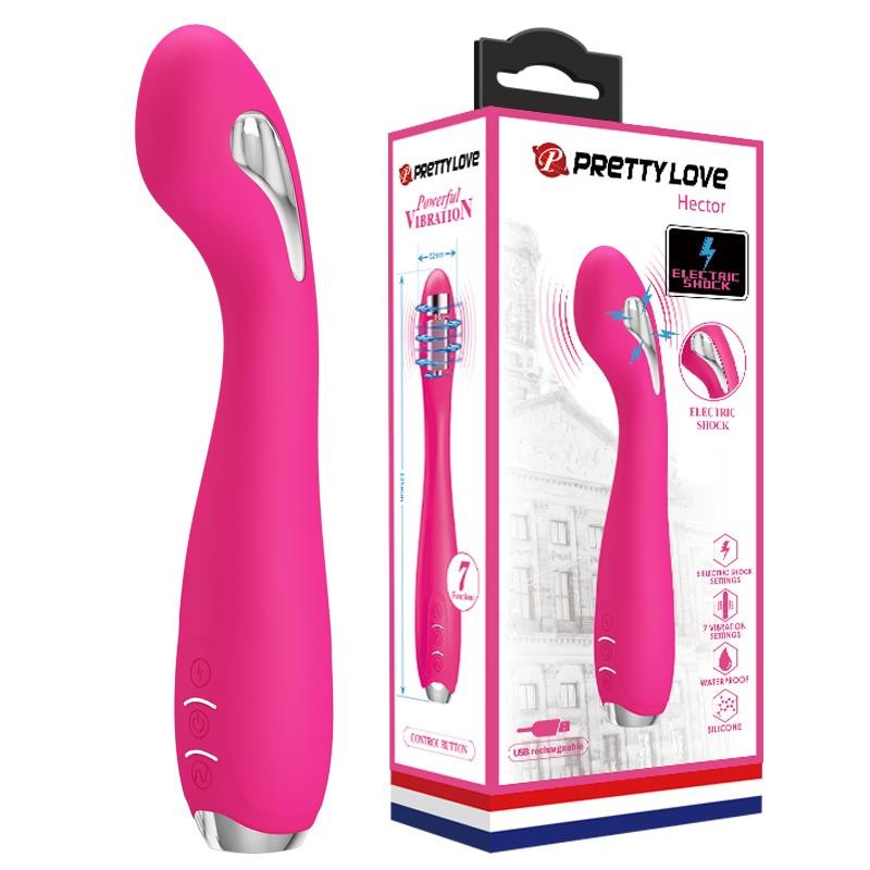 Wibrator do punktu g elektrostymulacja 19cm 7 tryb Wibrator do punktu g elektrostymulacja 19cm 7 tryb
