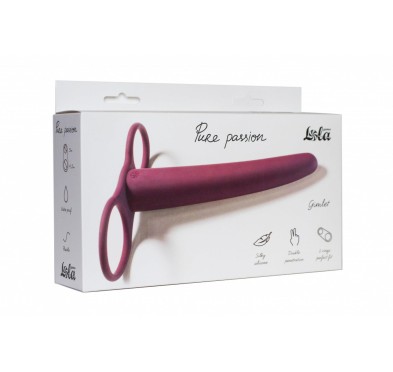 Dildo nakładka na penisa podwójna penetracja 16cm