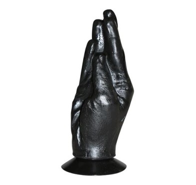 All Black Fisting Hand 18 cm