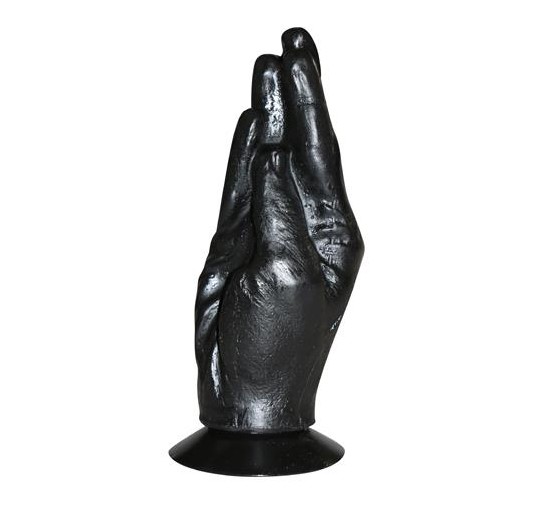 All Black Fisting Hand 18 cm