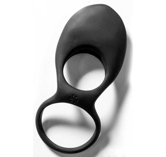 Pierścień- Vibrating Double Cockring Daydream Black