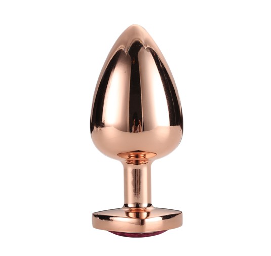 GLEAMING LOVE ROSE GOLD PLUG LARGE