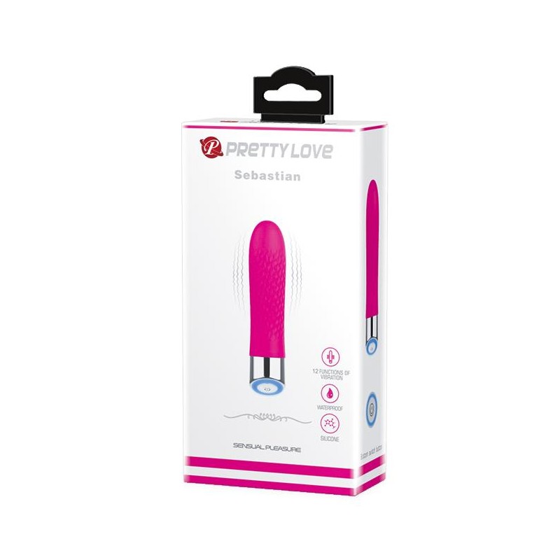 Podręczny mini wibrator stymulator 12 trybów 12cm Podręczny mini wibrator stymulator 12 trybów 12cm