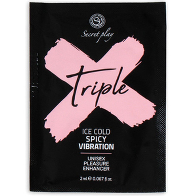 MONODOSIS TRIPLE X - 3 IN 1 UNISEX PLEASURE ENHANCER GEL 2 ML MONODOSIS TRIPLE X - 3 IN 1 UNISEX PLEASURE ENHANCER GEL 2 ML