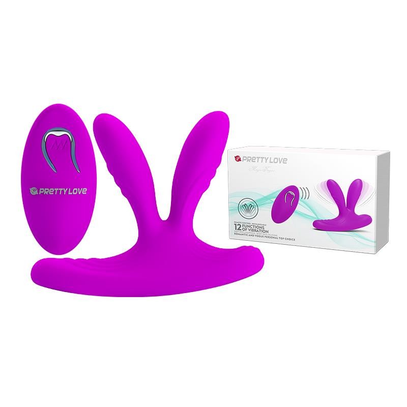 Wibrator analny waginalny 2 końcówki podwójny sex Wibrator analny waginalny 2 końcówki podwójny sex