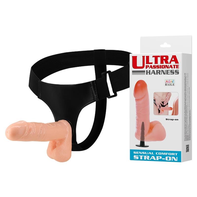 Uprząż dildo strapon lesbijskie penis członek 17cm Uprząż dildo strapon lesbijskie penis członek 17cm