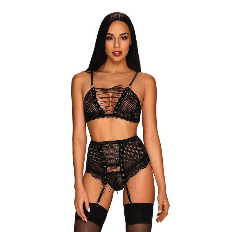 Komplet stanik pas stringi obsessive basitta s/m Komplet stanik pas stringi obsessive basitta s/m