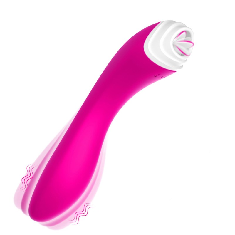 Wibrator punktu g masażer łechtaczki 19cm 9 trybów Wibrator punktu g masażer łechtaczki 19cm 9 trybów