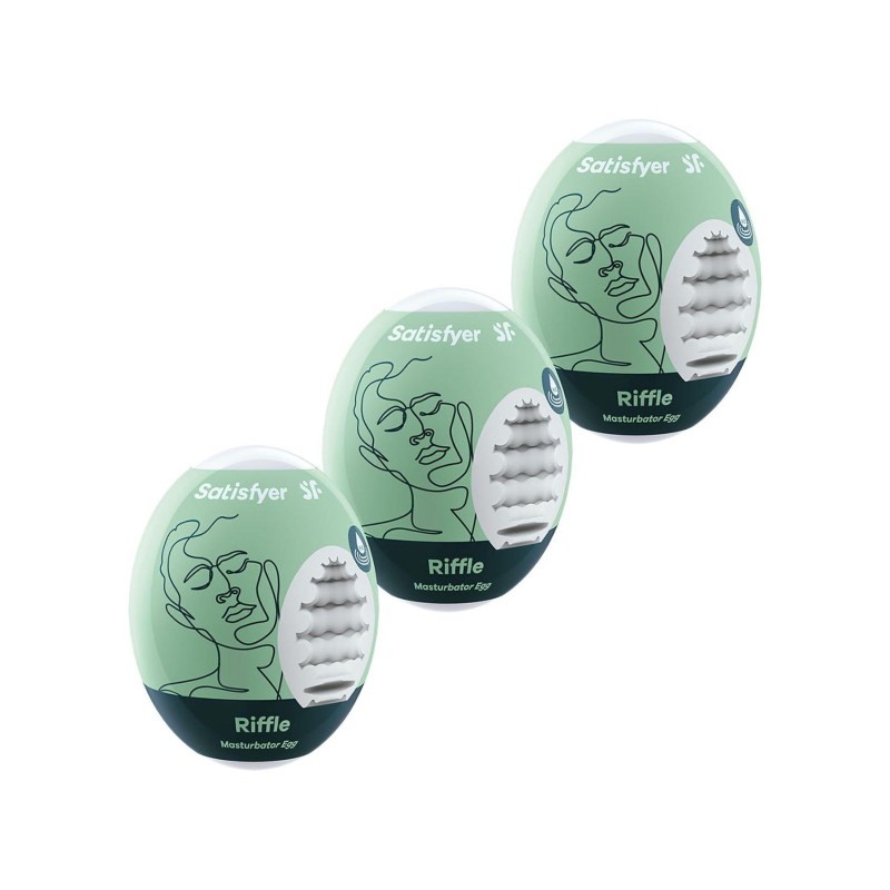 Masturbator jajko satisfyer eggs riffle 3 sztuki Masturbator jajko satisfyer eggs riffle 3 sztuki