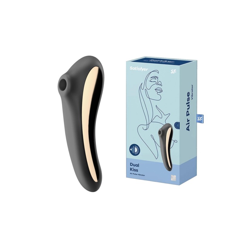 Wibrator stymulator powietrzny satisfyer dual kiss Wibrator stymulator powietrzny satisfyer dual kiss